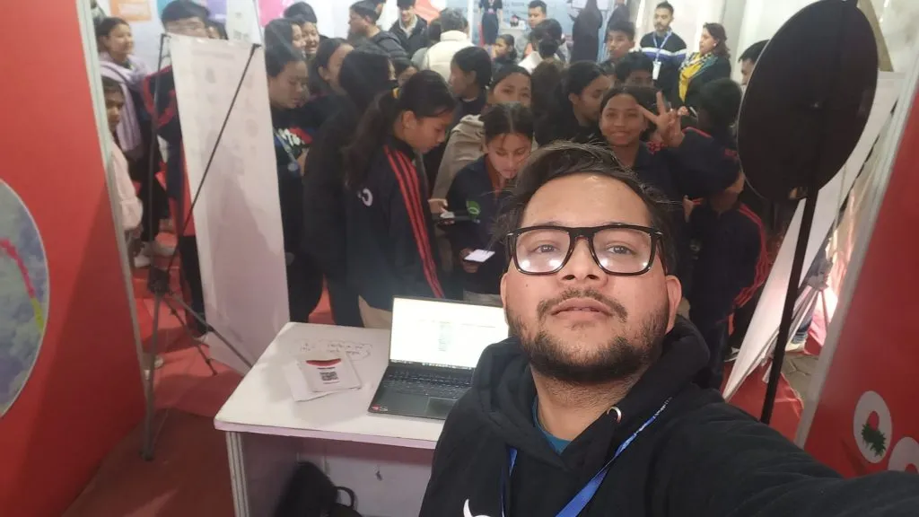 Bimal Raj Paudel at CAN Infotech 2025.