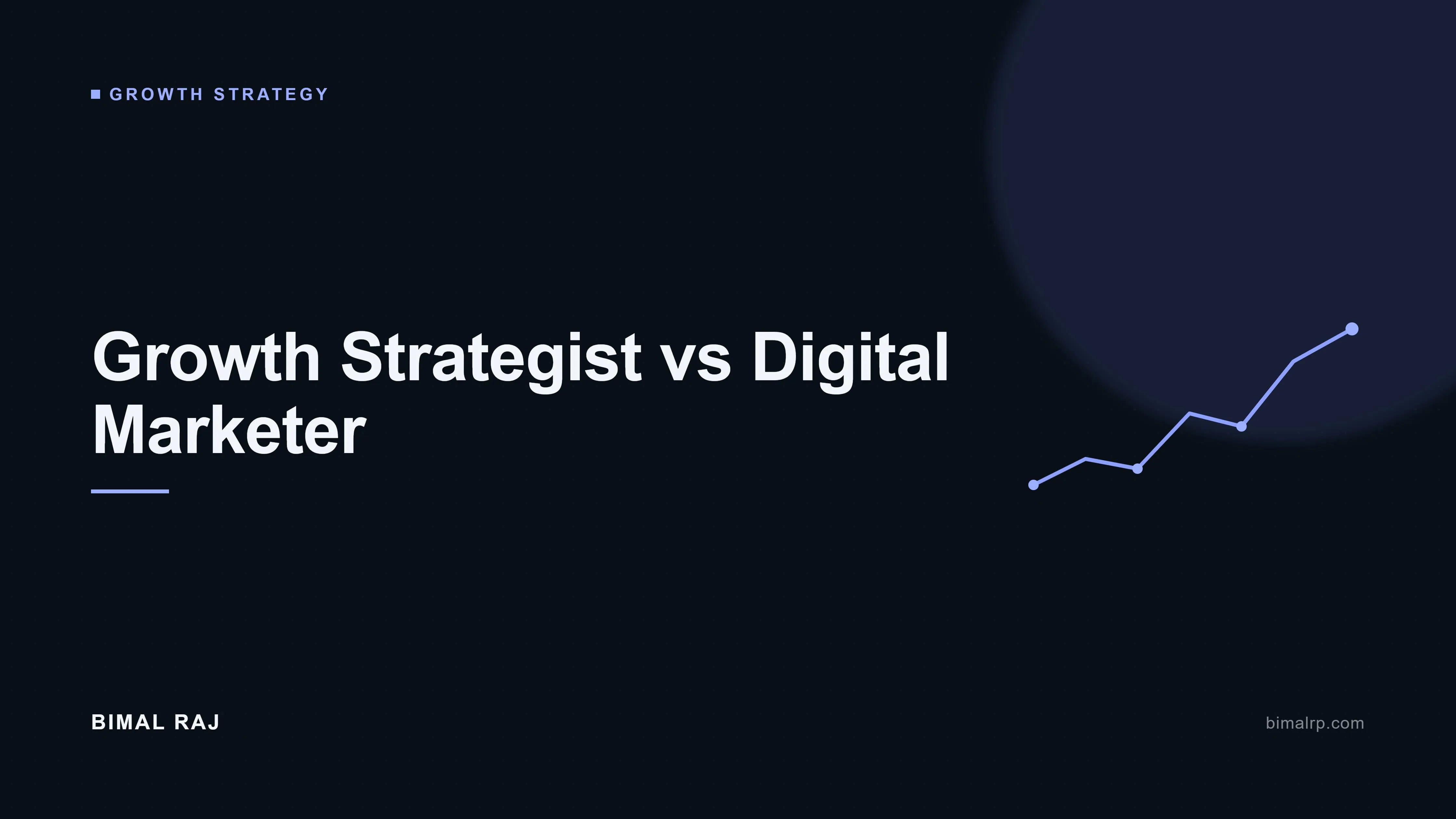 Why I Call Myself a Growth Strategist, Not Just a Digital Marketer