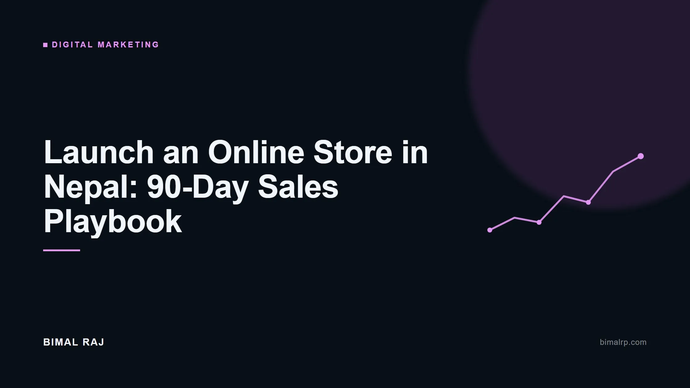 How to Launch an Online Store in Nepal and Actually Get Sales in 90 Days